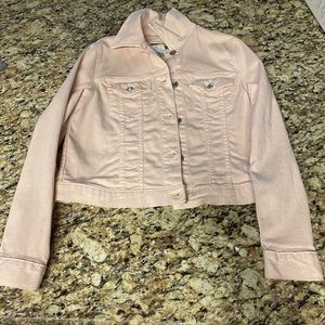 Michael Kors light pink denim jacket